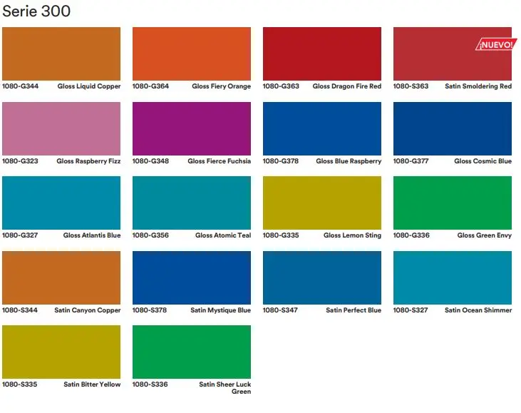 serie-300-para-1080 colores 3m serie 1080